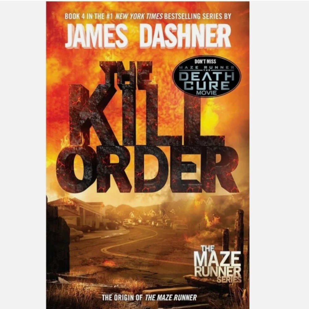 5/$15 YA Book Kill Order Maze Runner Series 4 Dashner Fantasy Dystopian Teen